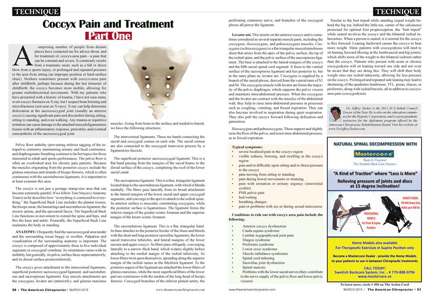 Coccyx Pain and Treatment Part One