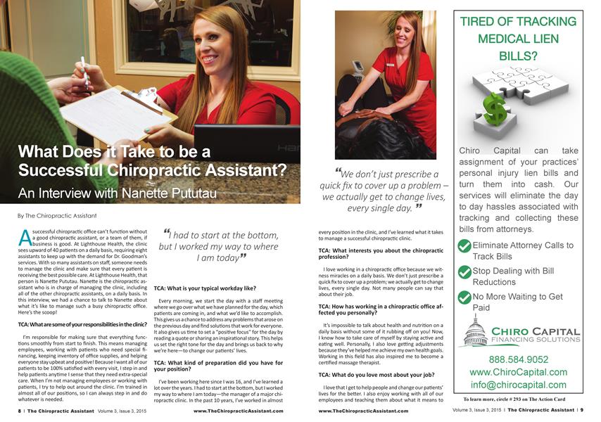 What Does it Take to be a Successful Chiropractic Assistant?