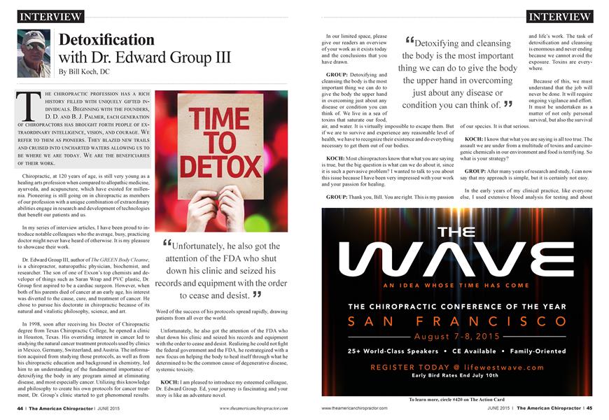 Detoxification with Dr. Edward Group III