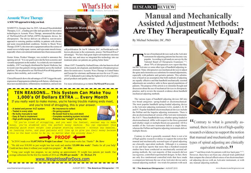 Acoustic Wave Therapy