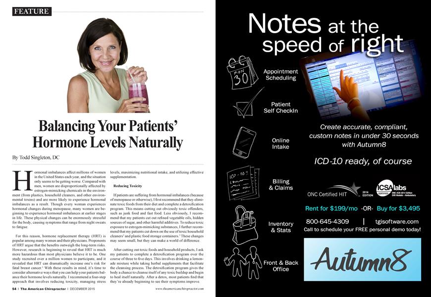 Balancing Your Patients’ Hormone Levels Naturally
