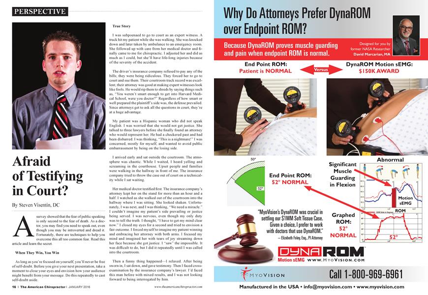 Afraid of Testifying in Court?