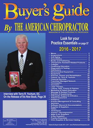 Buyer's Guide 2016-2017 | The American Chiropractor