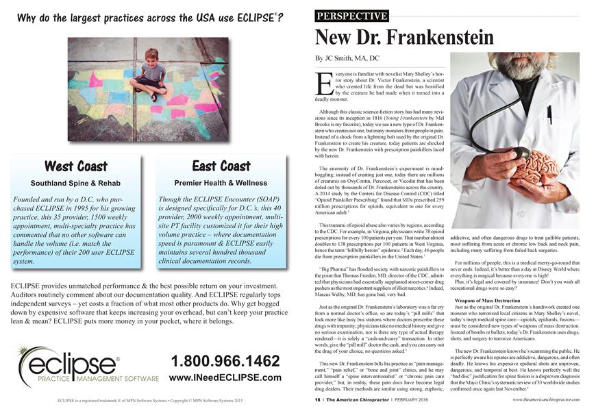 New Dr. Frankenstein