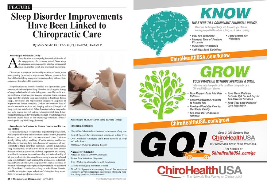 Sleep Disorder Improvements Have Been Linked to Chiropractic Care