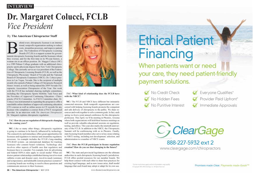 Dr. Margaret Colucci, FCLB Vice President