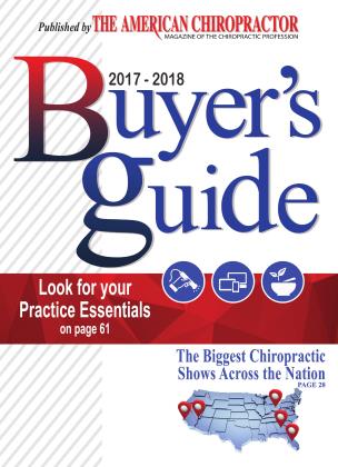 2017-2018 Buyer's guide | The American Chiropractor