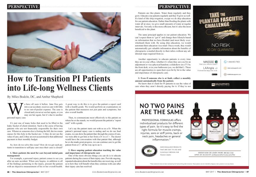 How to Transition PI Patients into Life-long Wellness Clients