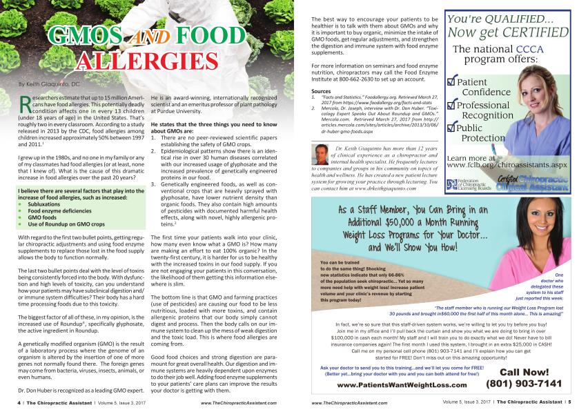 GMOS AND FOOD ALLERGIES