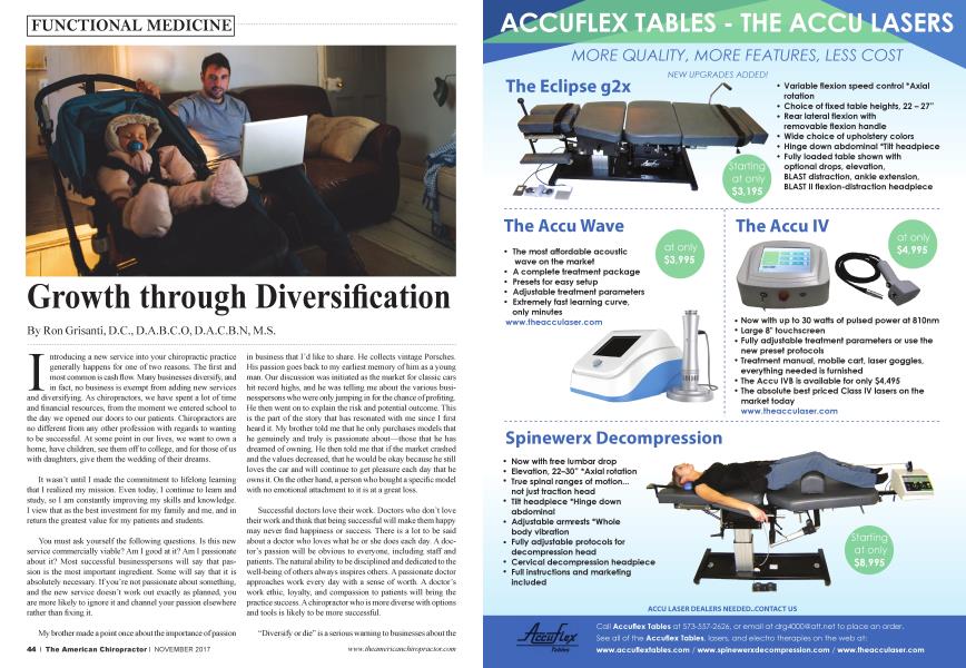 Growth through Diversification