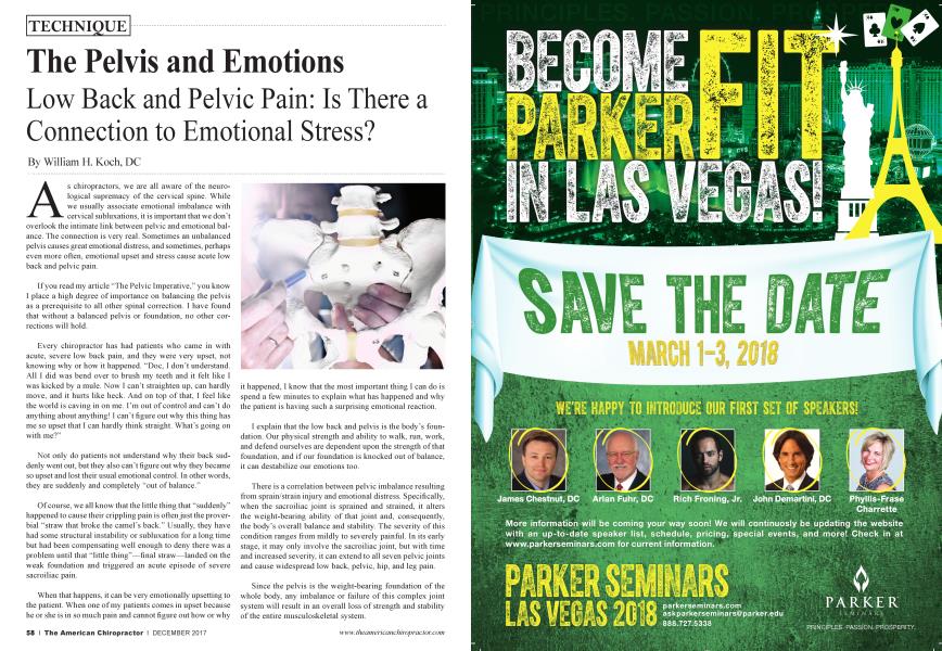 The Pelvis and Emotions