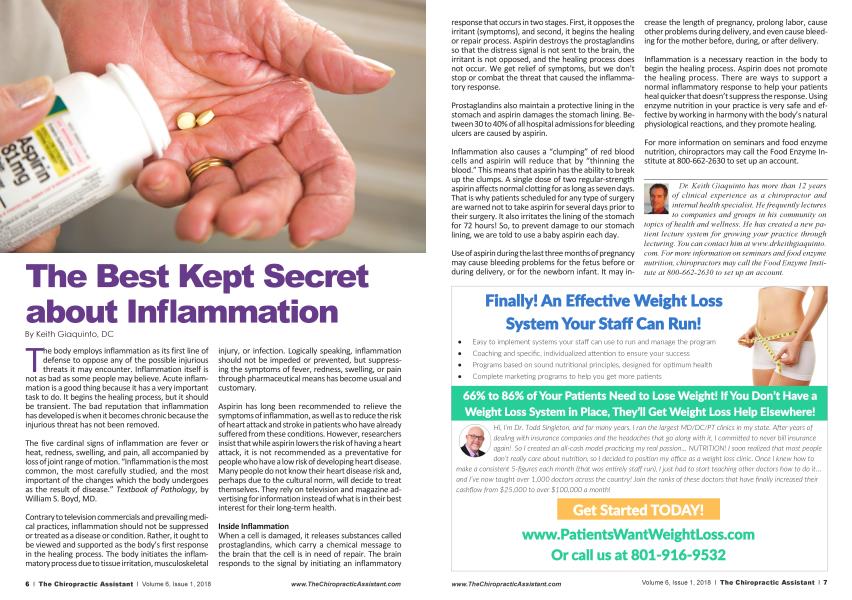The Best Kept Secret about Inflammation