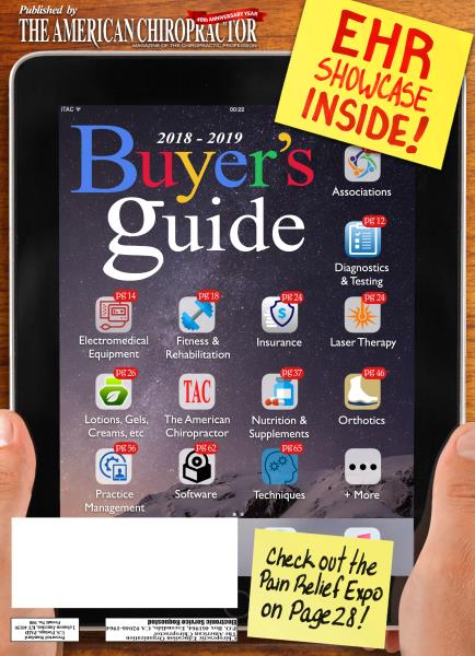 Issue: - BUYER'S GUIDE  2018 | The American Chiropractor