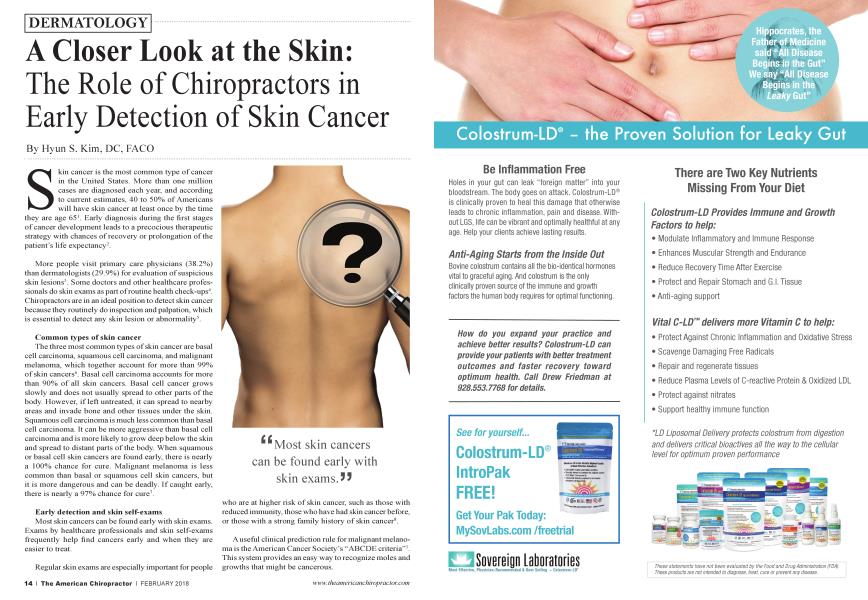 A Closer Look at the Skin: The Role of Chiropractors in Early Detection of Skin Cancer