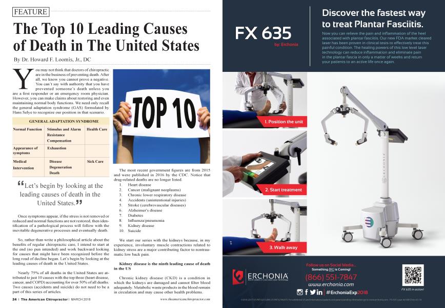 The Top 10 Leading Causes of Death in The United States