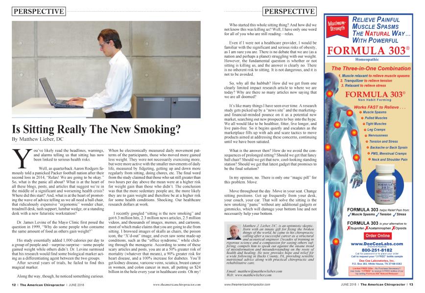 Is Sitting Really The New Smoking?
