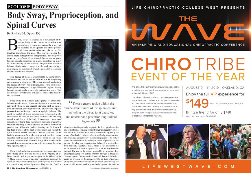Body Sway, Proprioception, and Spinal Curves