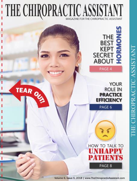 Issue: - The Chiropractic Assistant 2018 | The American Chiropractor