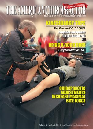 JANUARY 2019 | The American Chiropractor