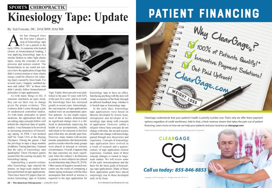 Kinesiology Tape: Update