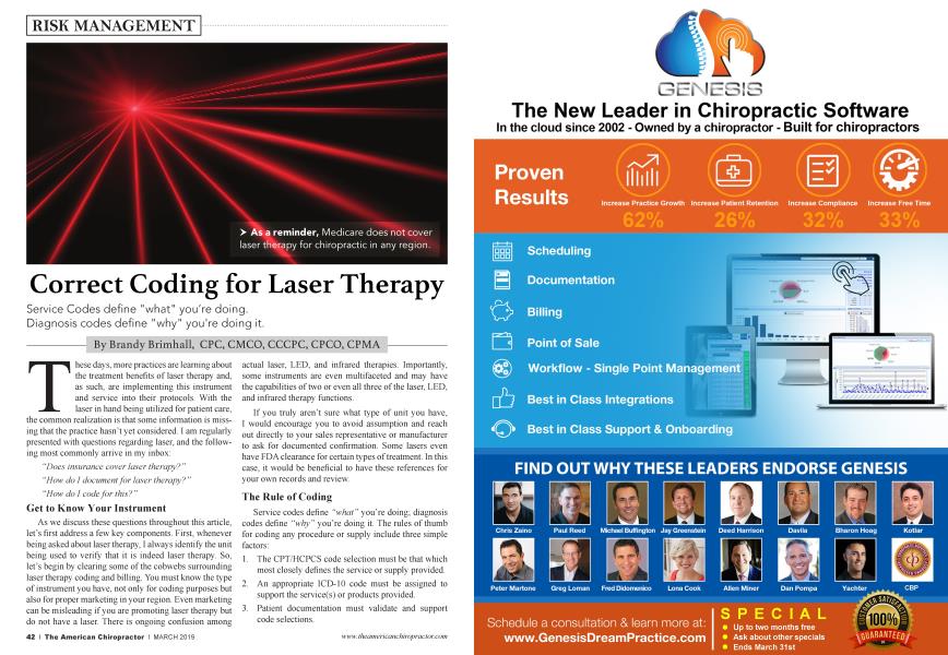 Correct Coding for Laser Therapy