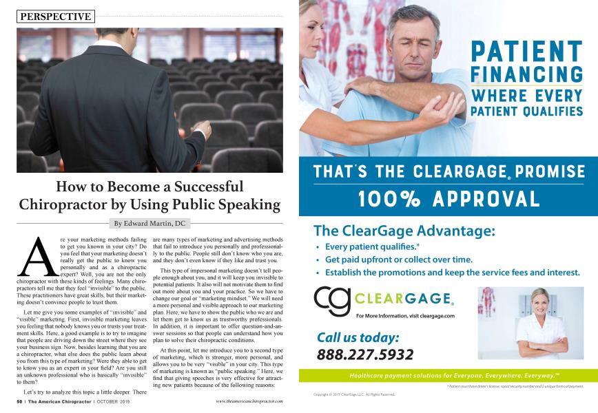 How to Become a Successful Chiropractor by Using Public Speaking