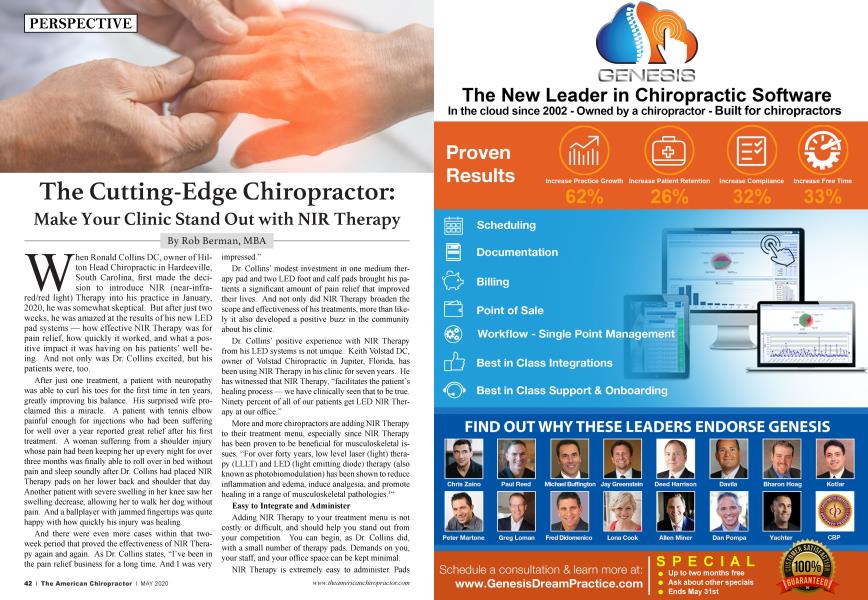 The Cutting-Edge Chiropractor: Make Your Clinic Stand Out with NIR Therapy