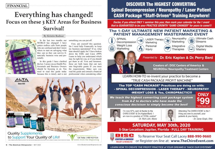Everything has changed! Focus on these 3 KEY Areas for Business Survival!