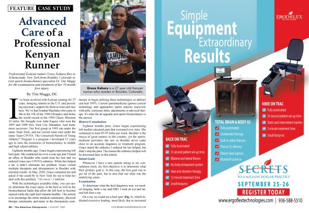 Advanced Care of a Professional Kenyan Runner
