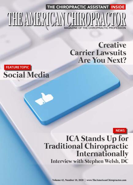 Issue: - OCTOBER 2020 | The American Chiropractor