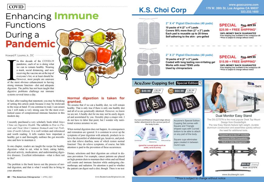 Enhancing Immune Functions During a Pandemic