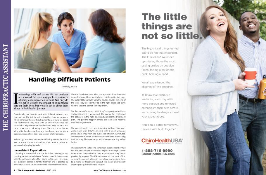 Handling Difficult Patients