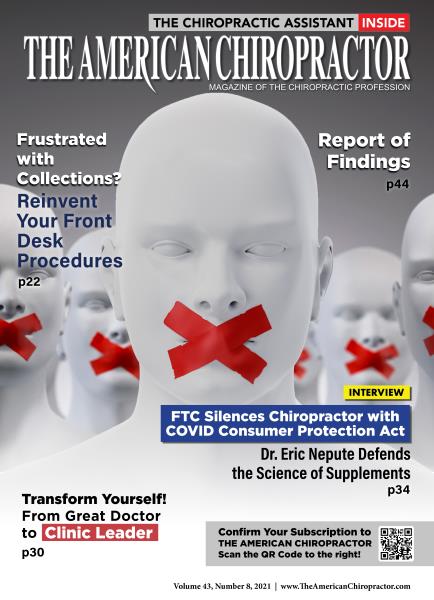 Issue: - AUGUST 2021 | The American Chiropractor