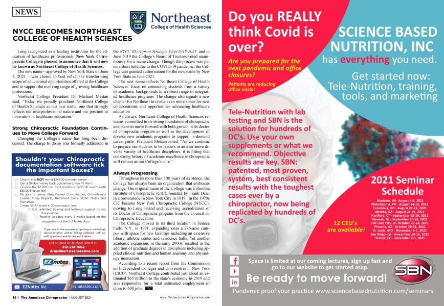 NYCC BECOMES NORTHEAST COLLEGE OF HEALTH SCIENCES