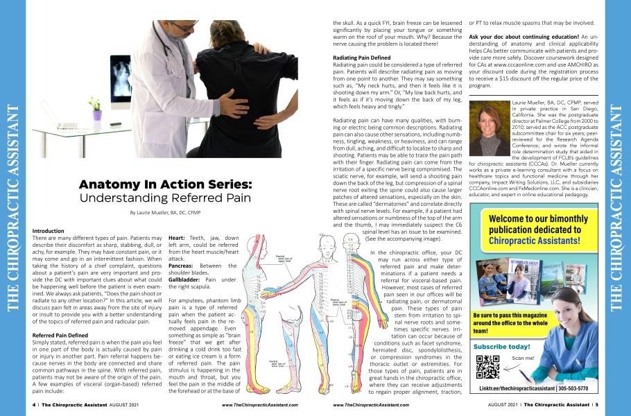 Anatomy In Action Series: Understanding Referred Pain
