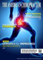 2021 - October | The American Chiropractor