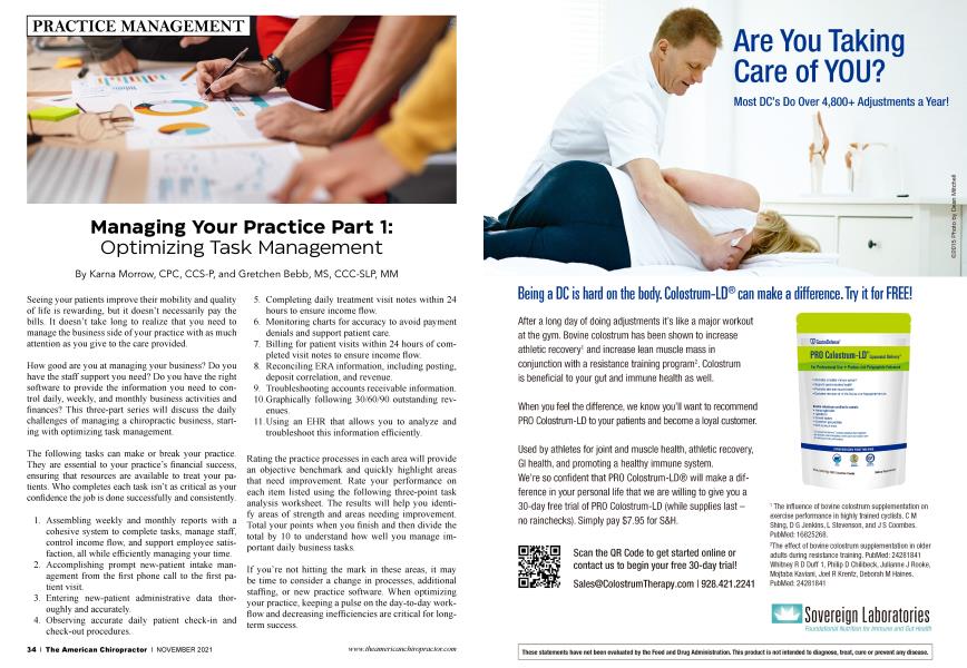 Managing Your Practice Part 1: Optimizing Task Management