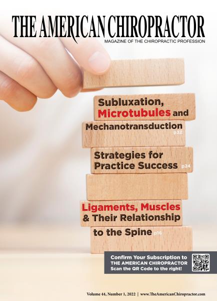 Issue: - JANUARY 2022 | The American Chiropractor
