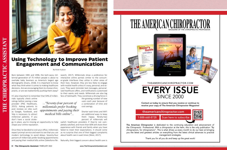 Using Technology to Improve Patient Engagement and Communication