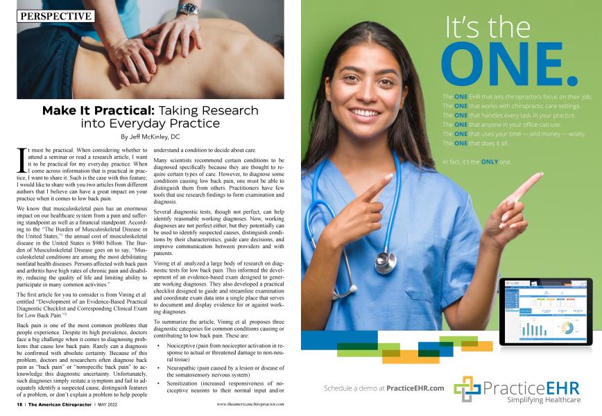 Make It Practical: Taking Research into Everyday Practice