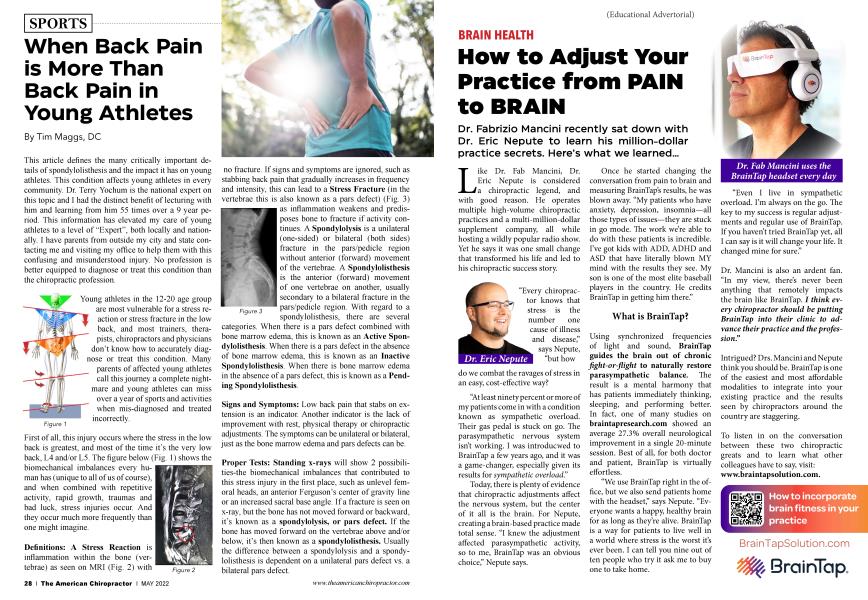 When Back Pain is More Than Back Pain in Young Athletes