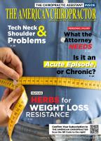 2022 - JUNE | The American Chiropractor