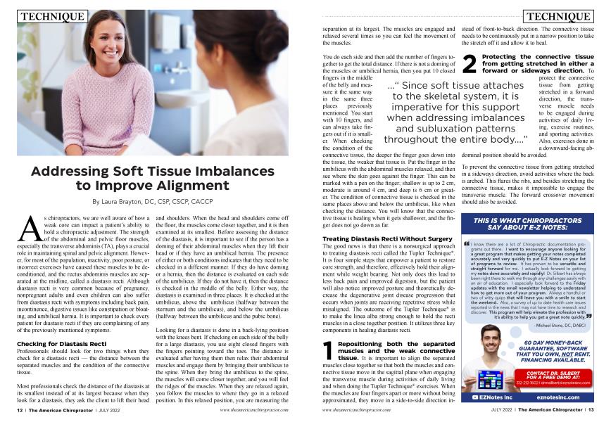 Addressing Soft Tissue Imbalances to Improve Alignment
