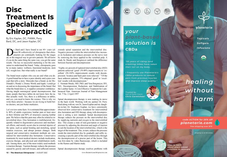 Disc Treatment Is Specialized Chiropractic