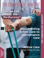 2022 - AUGUST | The American Chiropractor