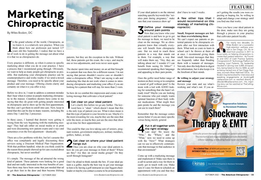 Marketing Chiropractic
