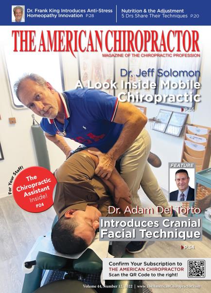 Issue: - DECEMBER 2022 | The American Chiropractor