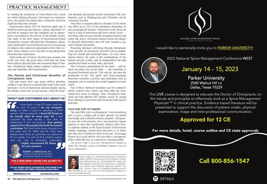 NATIONAL SPINE MANAGEMENT GROUP