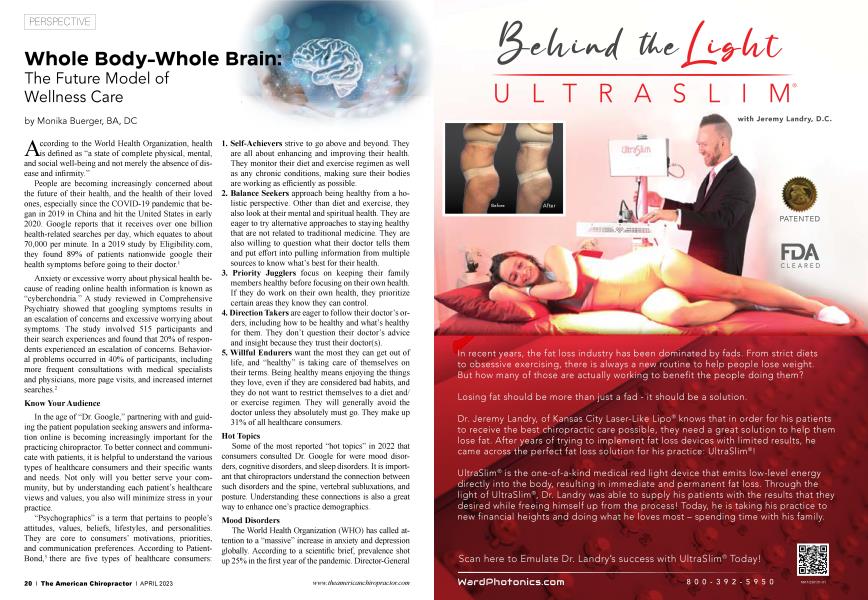 Whole Body-Whole Brain: The Future Model of Wellness Care