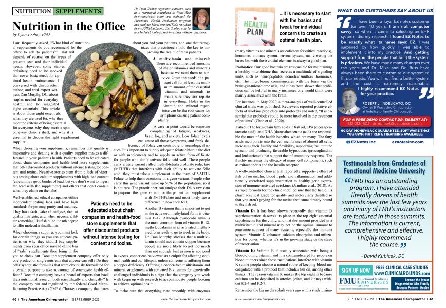 Nutrition in the Office